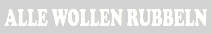 4 Alle wollen